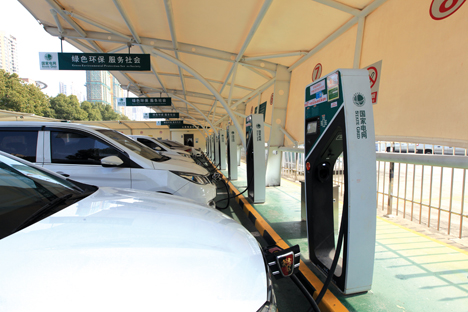 常熟充電站項目均由宏宇公司完成土建、安裝與運維